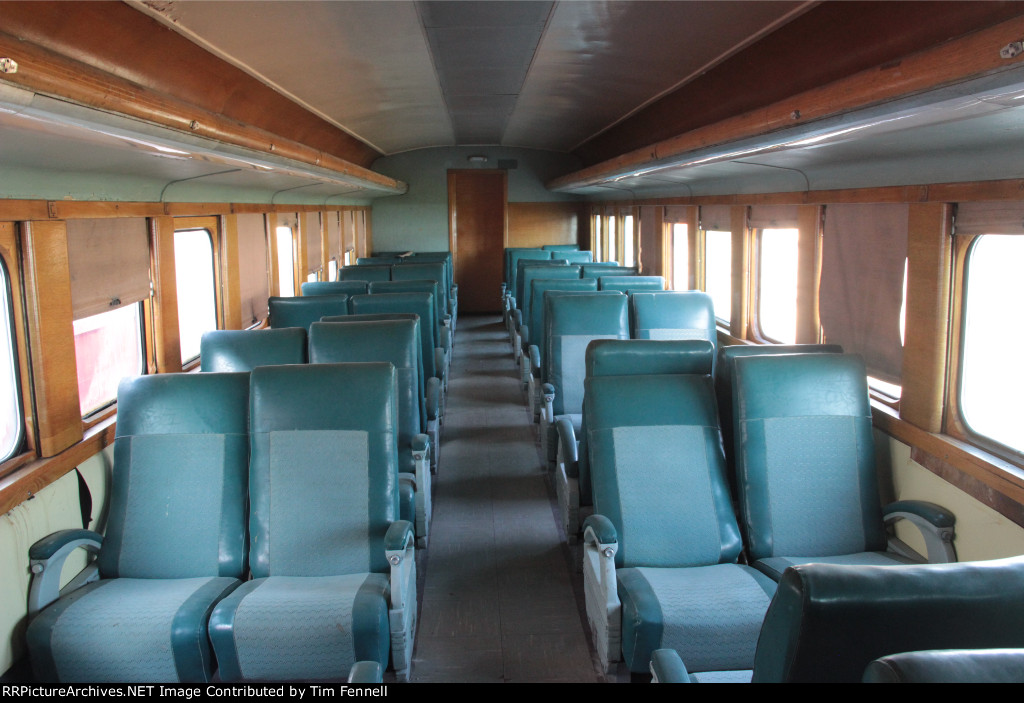 Interior of Milwaukee Road #542